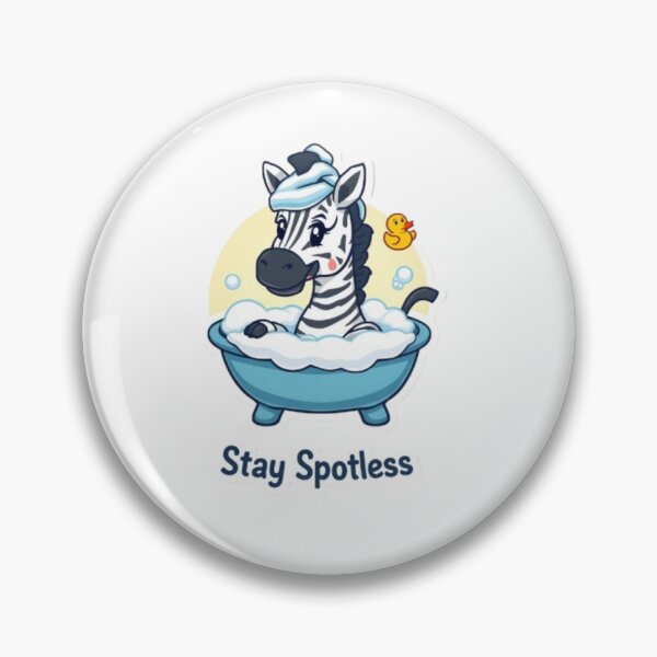 Item preview, Stay Spotless Zebra Bath Design designed and sold by MystiColo.