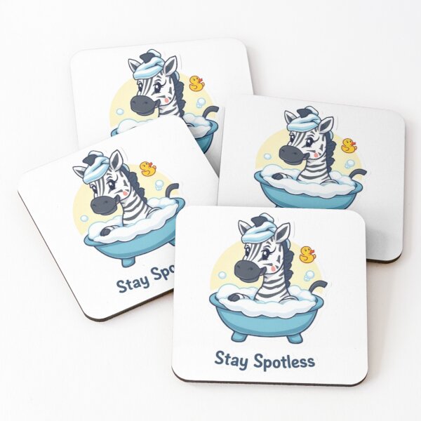 Item preview, Stay Spotless Zebra Bath Design designed and sold by MystiColo.