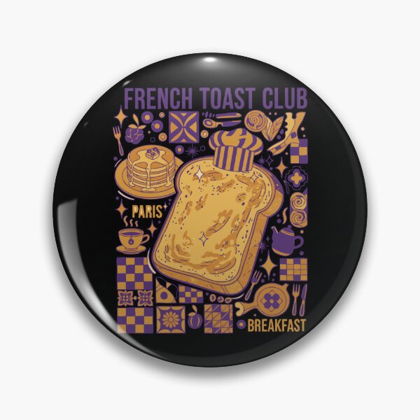 Item preview, Breakfast Brunch Coffee French Toast Club Paris designed and sold by LuminOrb.