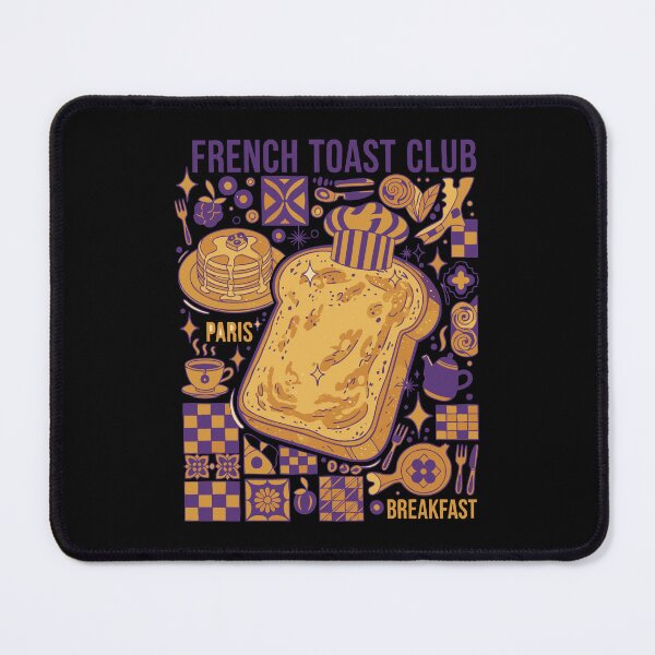 Item preview, Breakfast Brunch Coffee French Toast Club Paris designed and sold by LuminOrb.