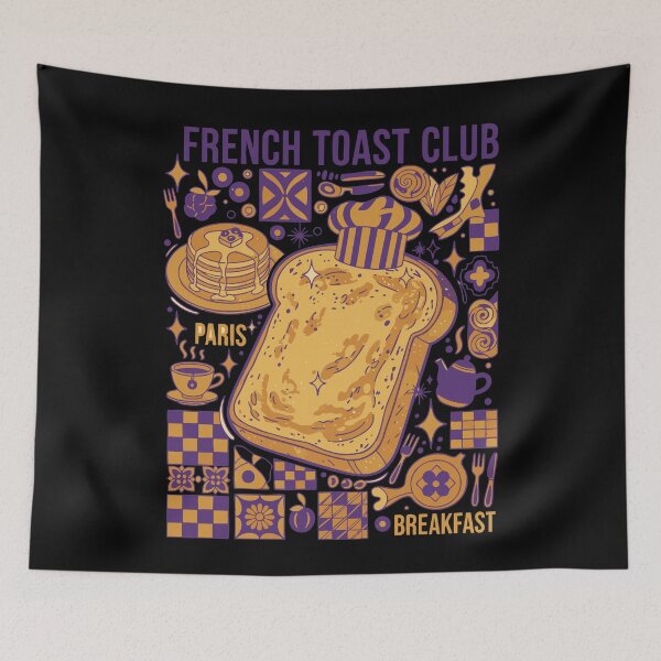 Item preview, Breakfast Brunch Coffee French Toast Club Paris designed and sold by LuminOrb.