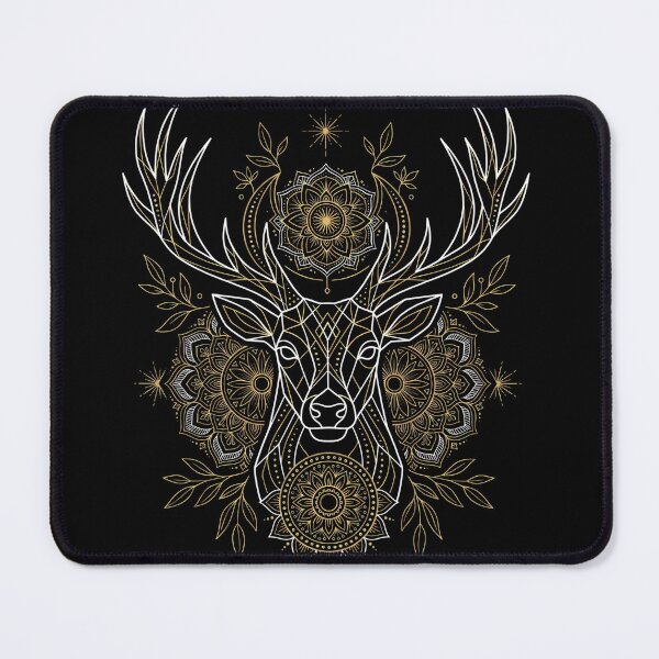 Item preview, Geometric Deer Mandala Tattoo designed and sold by Sabsll.