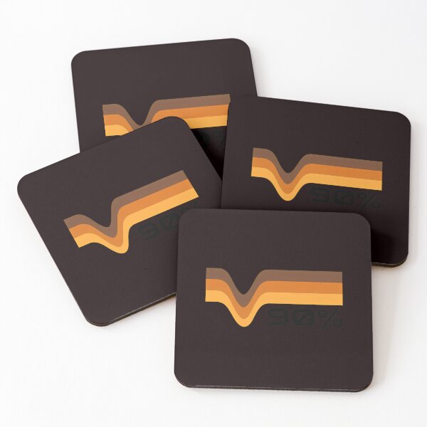 Item preview, Wavy Earth Tones Graphic Stripes designed and sold by Rechar404-Art.