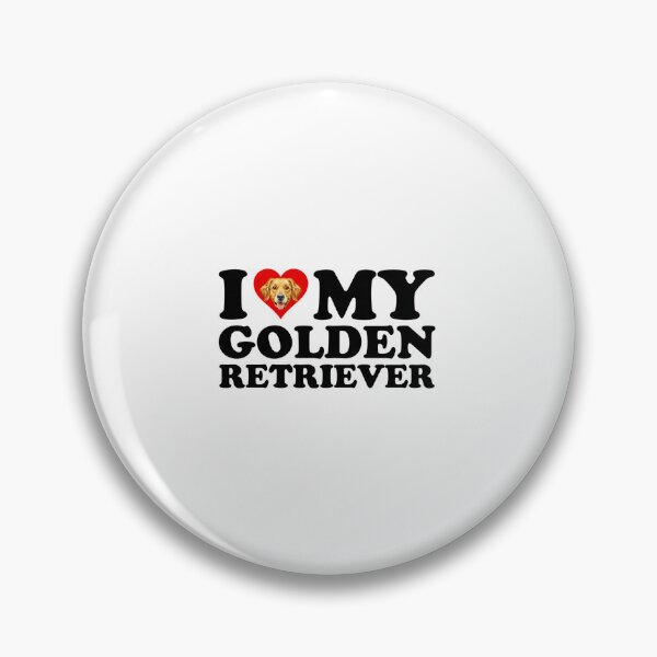 Item preview, I Love My Golden Retriever Cute Dog Lover Heart Pet Owner Design designed and sold by kiralynstration.