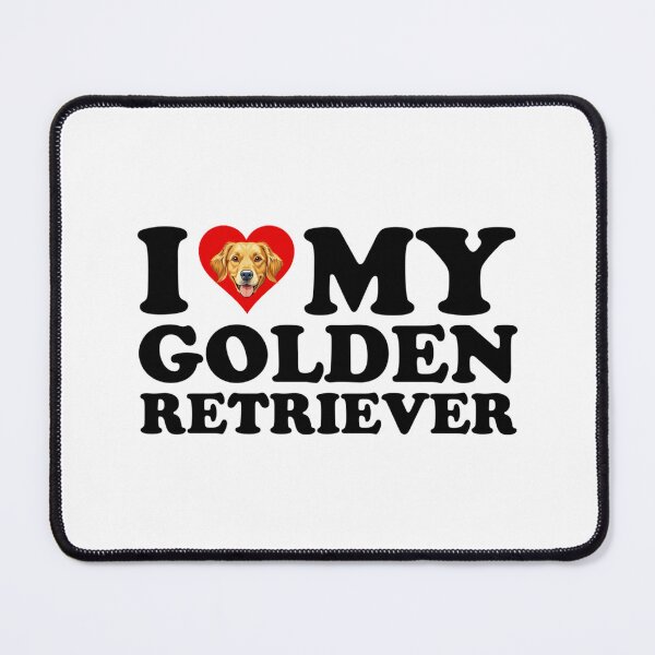 Item preview, I Love My Golden Retriever Cute Dog Lover Heart Pet Owner Design designed and sold by kiralynstration.