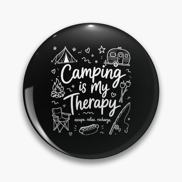 Item preview, Camping Is My Therapy designed and sold by ladycerebellum.