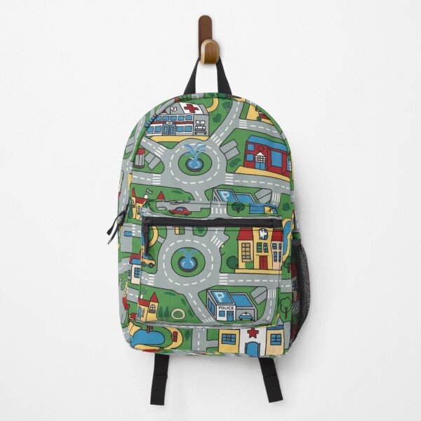 Item preview, Nostalgic Car City Rug Road Map designed and sold by jesgodd.