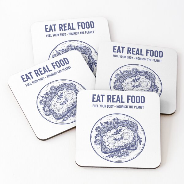 Item preview, Breakfast Eat Real Food Fuel Your Body Nourish designed and sold by LuminOrb.