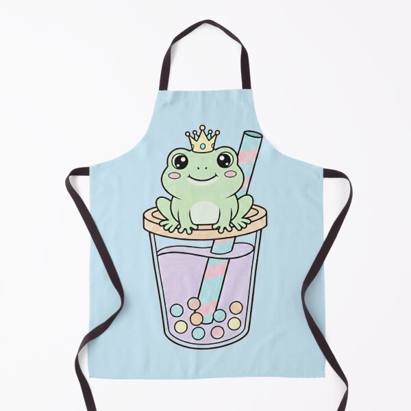 Item preview, Frog Bubble Tea Art - Kawaii Chibi Boba Design designed and sold by Exquisite Design Studio „Paculówka”.