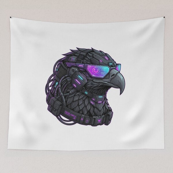 Item preview, Cyberpunk Eagle Streetwear Mech designed and sold by Sabsll.