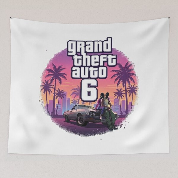 Item preview, Vice City Sunset Retro Gaming Art designed and sold by Graphic Therapist.