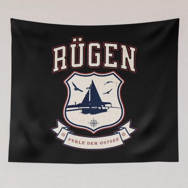 Item preview, Rügen Sailboat Pearl of the Baltic Sea Vintage Design designed and sold by HoshisWorld2018.