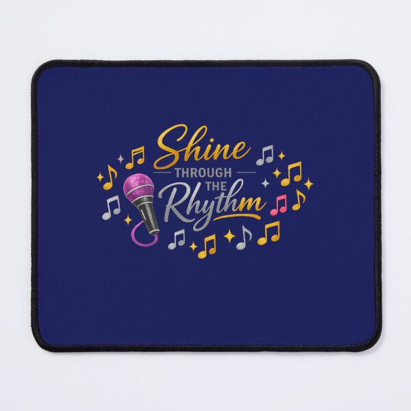 Item preview, shine through the rhythm, Colorful Microphone Music Design for Singers & Creators designed and sold by EdgeSphere.