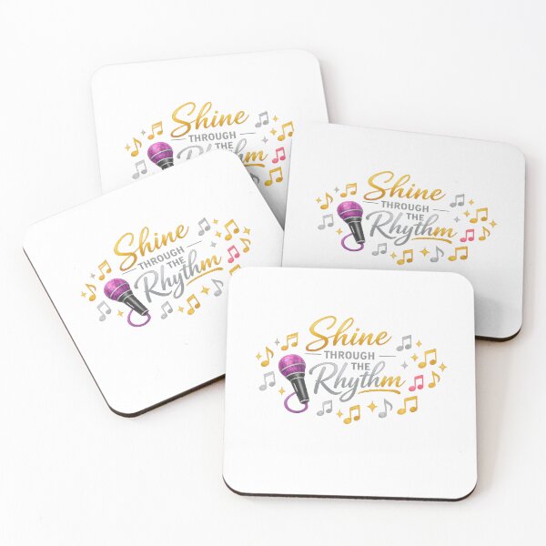Item preview, shine through the rhythm, Colorful Microphone Music Design for Singers & Creators designed and sold by EdgeSphere.