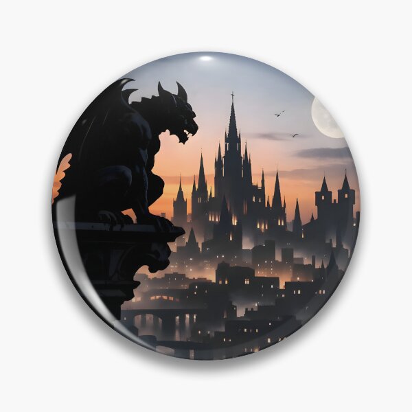 Item preview, Gargoyle Skyline  designed and sold by Studio77-Gothic.