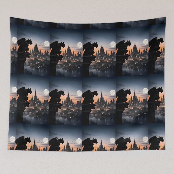 Item preview, Gargoyle Skyline  designed and sold by Studio77-Gothic.