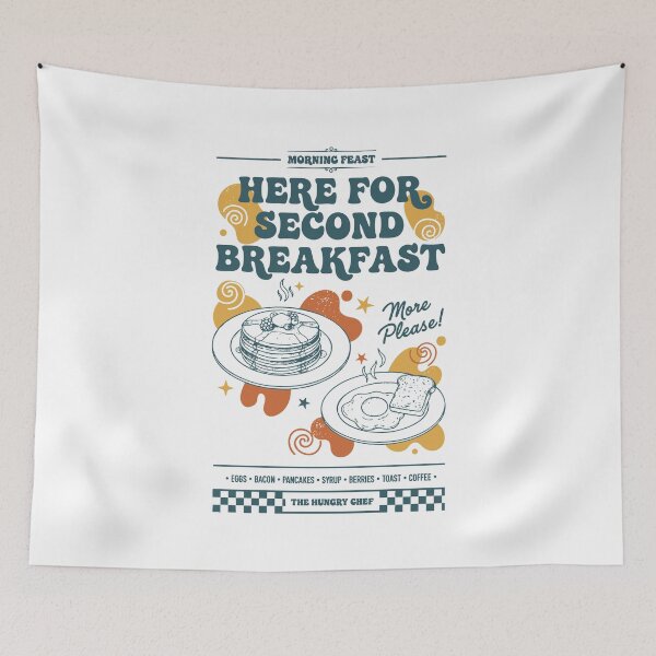 Item preview, Breakfast Here For Second Breakfast Brunch Coffee designed and sold by LuminOrb.