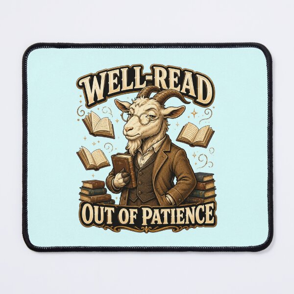 Item preview, Funny Goat Book Lover Gift designed and sold by Gentlestate.