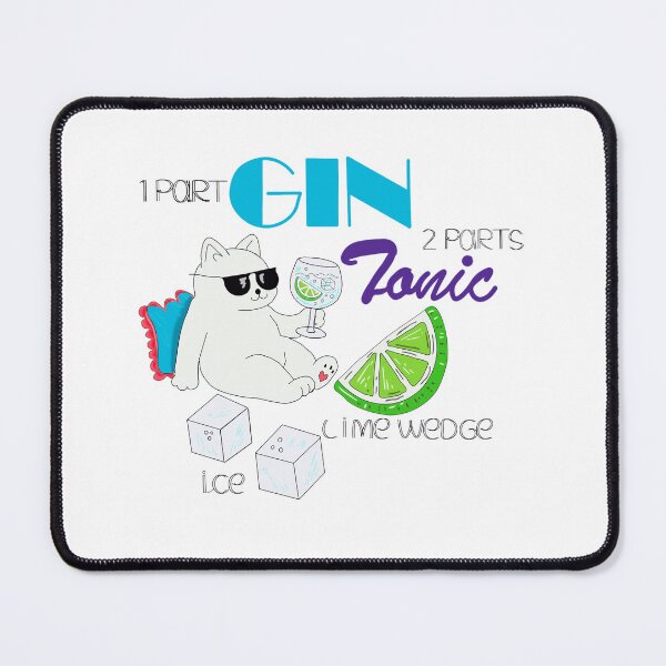Item preview, Cool Cat Gin and Tonic Recipe designed and sold by JeLoTall.