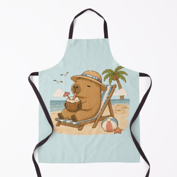 Item preview, Cute Summertime Capybara designed and sold by MellowMunchkins.