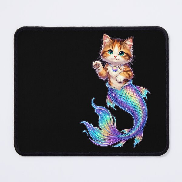 Item preview, Cute Cat Mermaid Fantasy Animal designed and sold by Rexusstain.