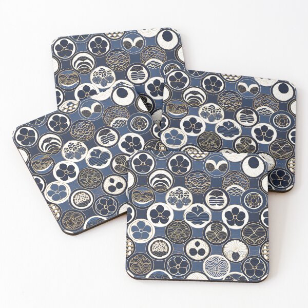 Item preview, Japanese Seigaiha Wave Pattern - Traditional Wagara Design designed and sold by KS-PopArtJapan.
