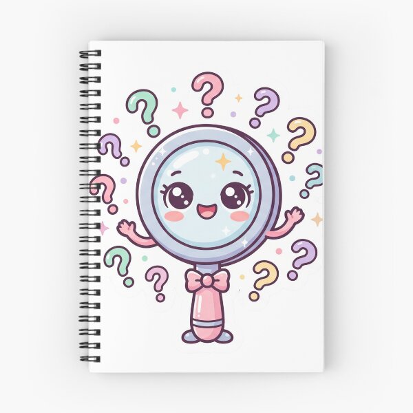 Item preview, Cute Mystery Magnifier Kawaii Detective Sticker designed and sold by CuteRage.