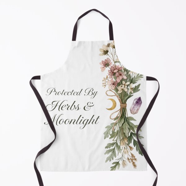 Item preview, Cottage Witch Gift — Protected By Herbs and Moonlight | Witchy Shirt designed and sold by DreamelleStudio.
