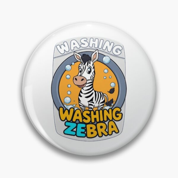 Item preview, Funny Washing Zebra Laundry Design designed and sold by MystiColo.