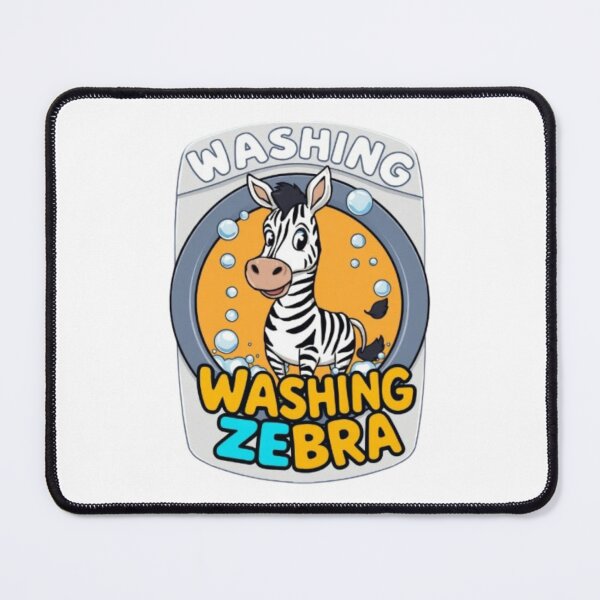 Item preview, Funny Washing Zebra Laundry Design designed and sold by MystiColo.
