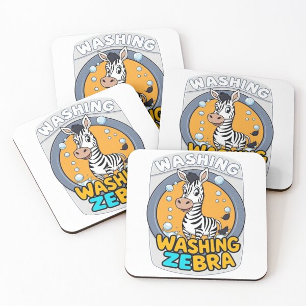 Item preview, Funny Washing Zebra Laundry Design designed and sold by MystiColo.