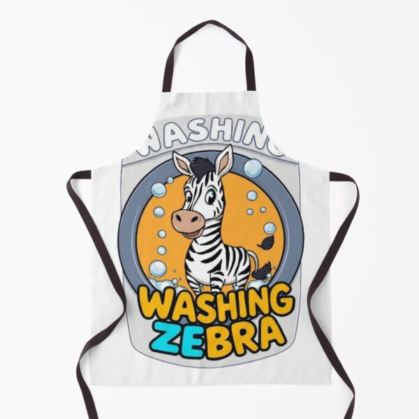Item preview, Funny Washing Zebra Laundry Design designed and sold by MystiColo.