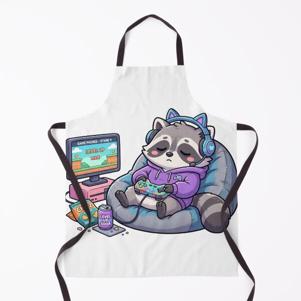 Item preview, Sleepy Gamer Raccoon designed and sold by MzulhilmiZam.