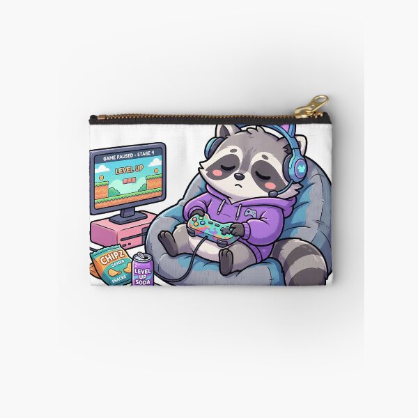 Item preview, Sleepy Gamer Raccoon designed and sold by MzulhilmiZam.