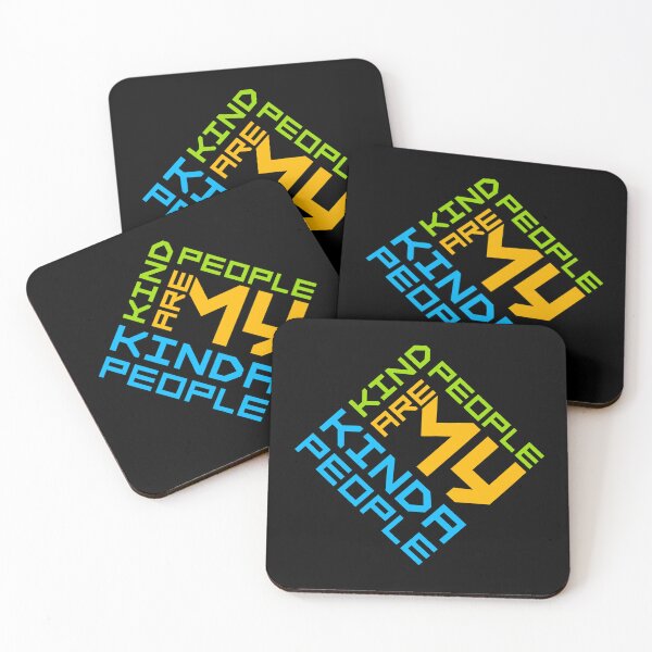 Item preview, Kind People Are My Kinda People Funny Wholesome Quote designed and sold by shirt-o-mat.