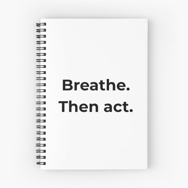Item preview, Breathe. Then act. designed and sold by MPSTUDIOPL.