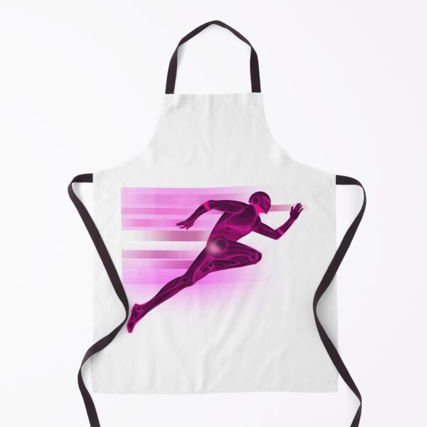 Item preview, Neon Pink Digital Runner – Futuristic Wireframe Speed Silhouette designed and sold by RaresS.