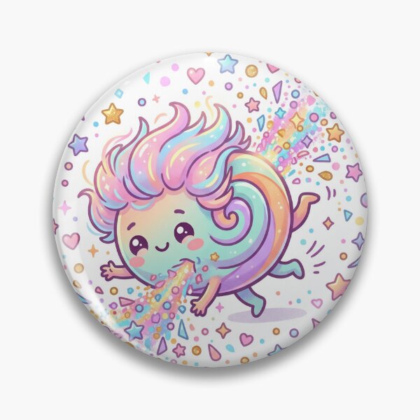 Item preview, Rainbow Spark Burst Kawaii Sticker designed and sold by CuteRage.
