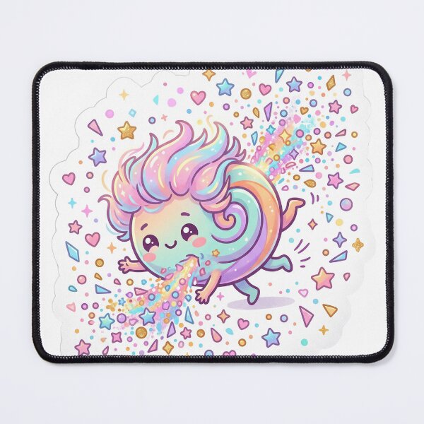 Item preview, Rainbow Spark Burst Kawaii Sticker designed and sold by CuteRage.