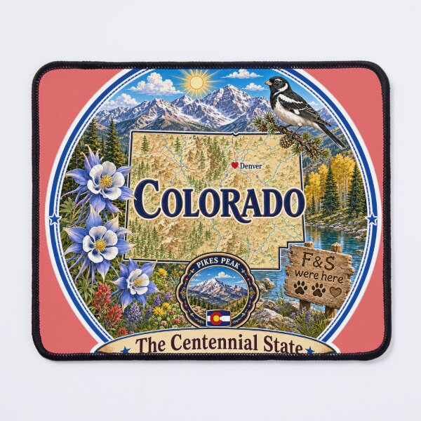 Item preview, Colorado - Collect America with Freckle and Spencer designed and sold by CollectrsCornr.