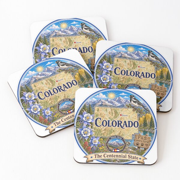 Item preview, Colorado - Collect America with Freckle and Spencer designed and sold by CollectrsCornr.