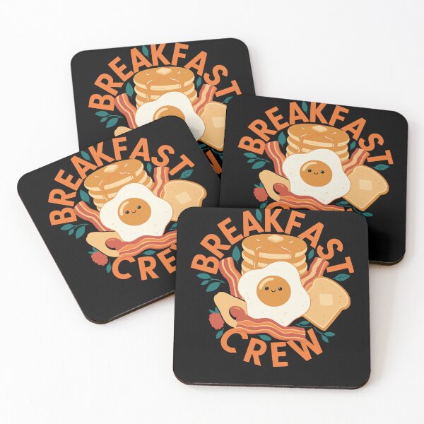 Item preview, Breakfast Crew Funny Brunch Coffee Pancake Bacon designed and sold by LuminOrb.