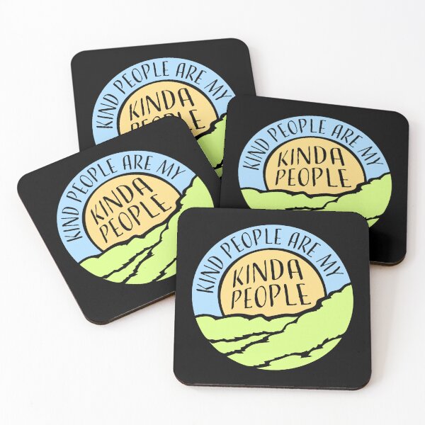 Item preview, Kind People Are My Kinda People Funny Wholesome Quote designed and sold by shirt-o-mat.