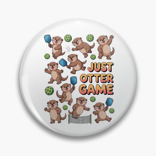Item preview, Pickleball otter - Pickleball grandpa - Women’s pickleball - Pickleball doubles partner - Vintage pickleball club designed and sold by JansenGS.