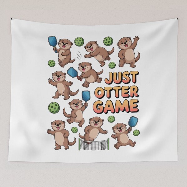 Item preview, Pickleball otter - Pickleball grandpa - Women’s pickleball - Pickleball doubles partner - Vintage pickleball club designed and sold by JansenGS.