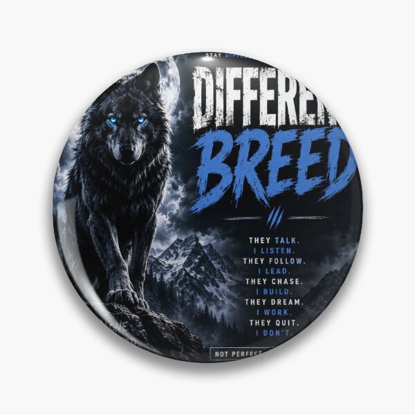 Item preview, Different Breed Wolf Poster designed and sold by AuraPixelDesign.