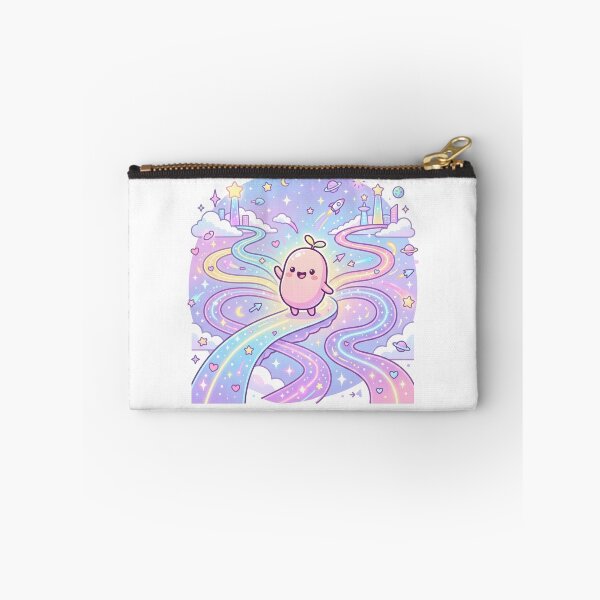 Item preview, Dreamy Cosmic Rainbow Path Kawaii Sticker designed and sold by CuteRage.