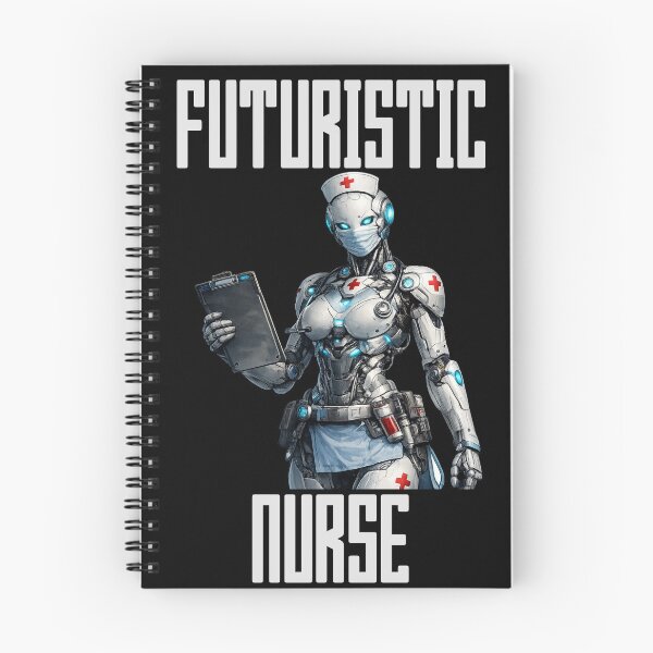 Item preview, Sci fi - Futuristic Nurse Robot designed and sold by Giddy Bear Gifts.