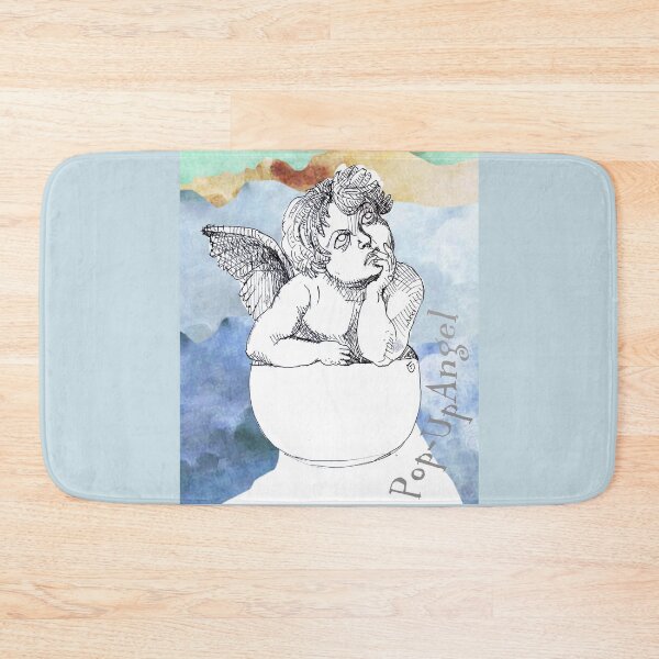 Item preview, Pop-Up Angel Among The Clouds (Original Ink Drawing by ACCI) designed and sold by VanyssaGraphics.