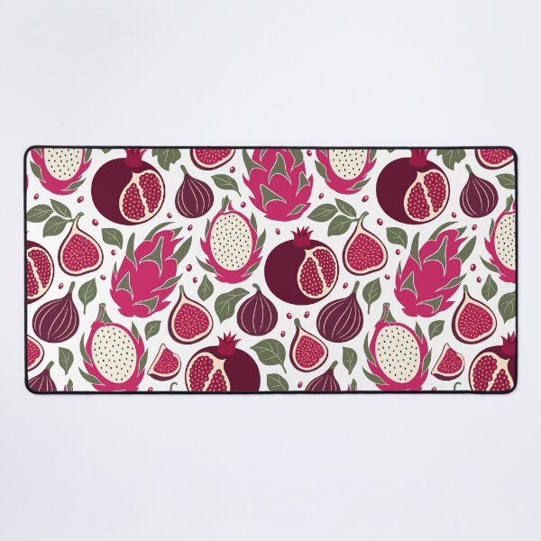 Item preview, Retro Bold Pomegranate and Dragon Fruit Seamless Pattern designed and sold by DiNata.